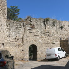 旧市街南東側の城壁