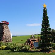 ボトルで造られた小さな可愛い村♪