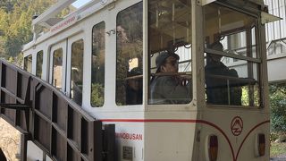 ロープウェイから富士山がみれます