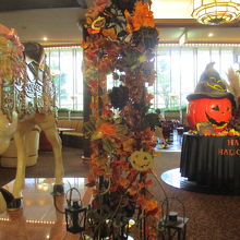 ハロイーンの飾りつけです