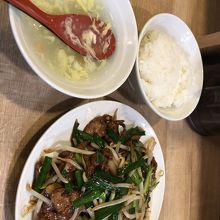 レバニラのセット