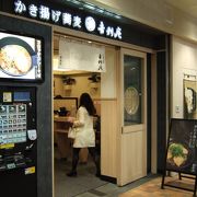 品川駅ナカの立ち食い蕎麦