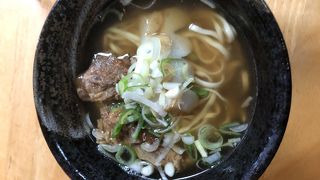 ソーキそばが美味しかったです。