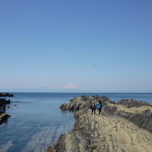 富士山と海