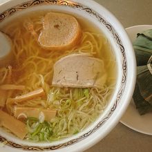 塩ラーメンとちまき