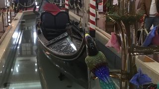 ゴンドラが展示