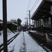 雪景色を進む路面電車 ♪