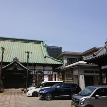 シュロの木が目立つ