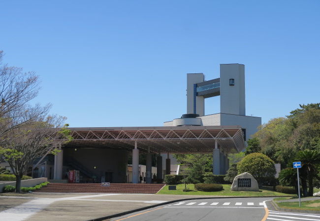 原子力館の展望台から眺めるのみ！