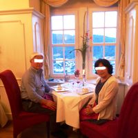 メインレストラン騎士の間で夕食