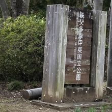 車を停めました。