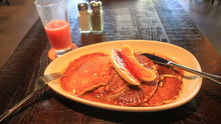 パンケーキをいただきました