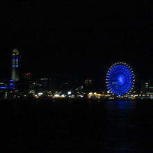 下関方面の夜景の様子