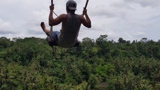 Terrace River Pool Swing