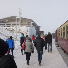 終点のブロッケン山頂駅