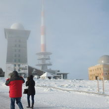 ＳＬ山頂駅から山頂の広場へ