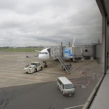 行きに搭乗した飛行機