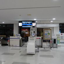 女満別空港の搭乗口