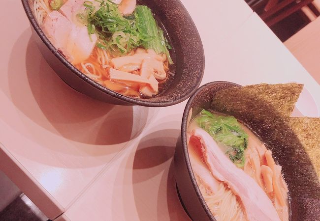 素早く出てくるラーメン！