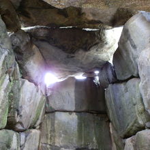 石室の最深部です。