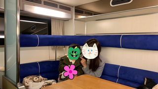 車内で宴会できます^^