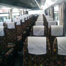 高速バス小樽号の車内