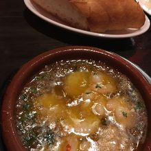 エビのアヒージョ