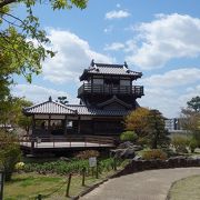 花見にはもってこいの城跡公園