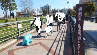 かつての貨物線跡