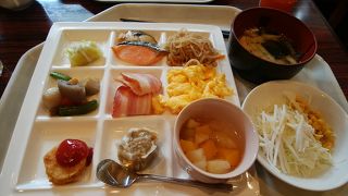 ホテルの朝食で利用