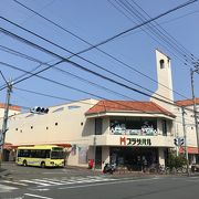 土佐清水市街の中心のＳＣプラザパル