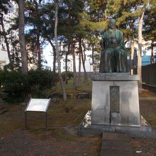 静かに見つめています。