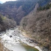 渓谷の眺めが良い道の駅 （道の駅大滝温泉）