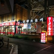 東急五反田駅のガード下にあるラーメン屋