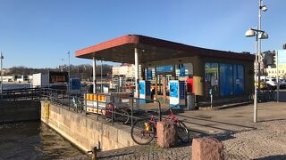 マーケット市場に乗り場