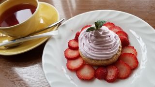 休憩がてらビアレストランで喫茶