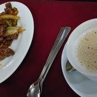 美味しい中華の朝食です。