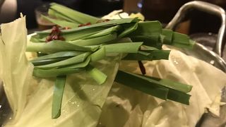 冬季のお得なランチもつ鍋は数量限定、お早目の時間帯がおススメ