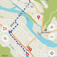 歩くのも良いですね～