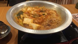 キムチチゲ鍋！