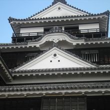 間近で見た大天守