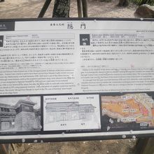 隠門、説明板