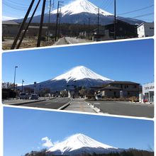 お店に着くまでに「お山」が良く見えました！