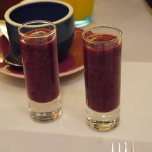 スムージーはサービスです