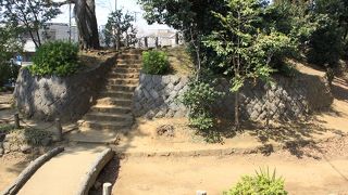 吉良氏の居城だったところ