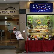 新潟空港のレストラン。