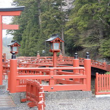 ここから渡って、写真の右まで行って戻ります