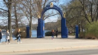 ヴァーサ号博物館近くの公園