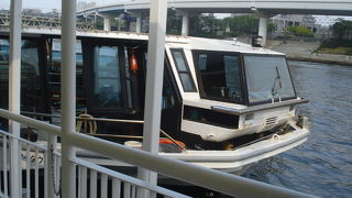 乗船したかった水上バス、良かった!