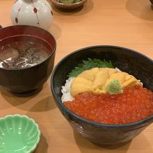 うに＆いくら丼